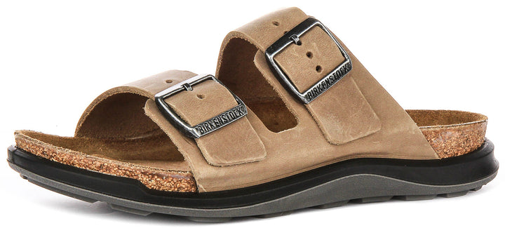 Birkenstock Arizona-sandalen | tabakskleurig echt leer - Crosstown-zool voor dames - normale pasvorm