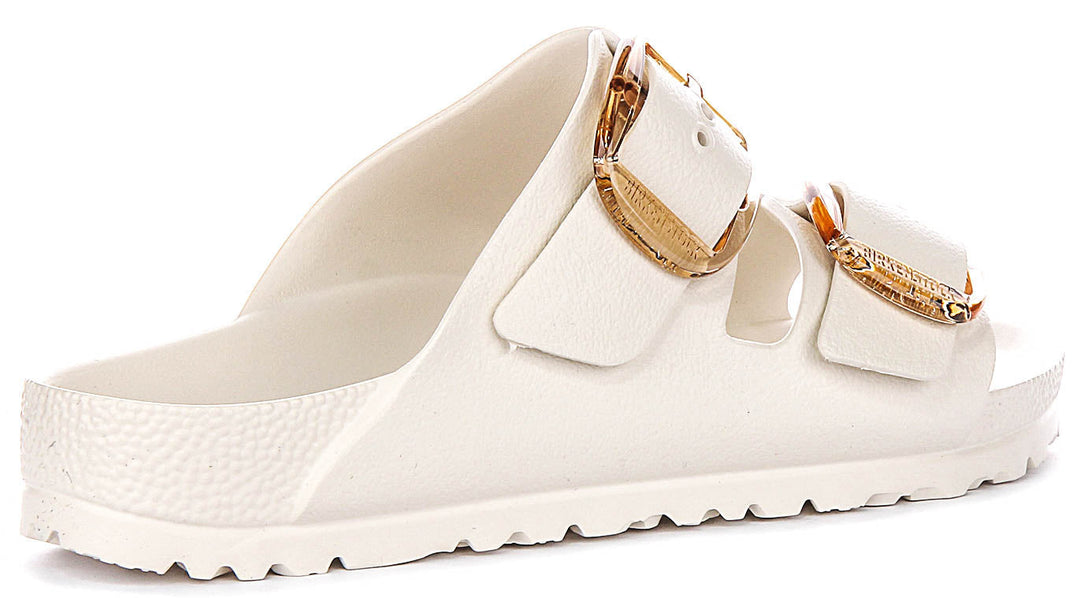 Sandali Birkenstock Arizona | EVA bianco - fibbia grande da uomo e donna - calzata stretta