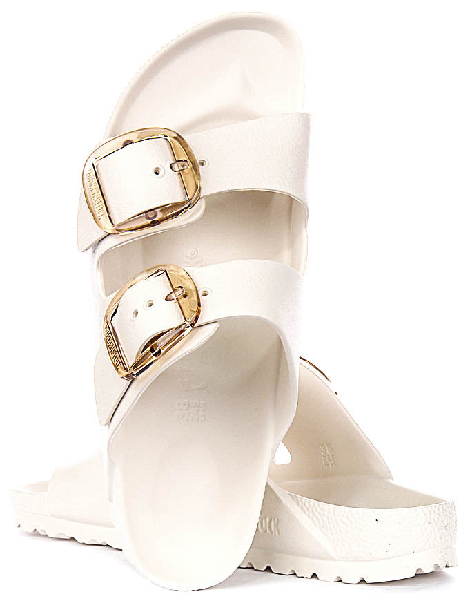 Sandali Birkenstock Arizona | EVA bianco - fibbia grande da uomo e donna - calzata stretta